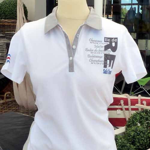 Polo Bastaq femme blanc S