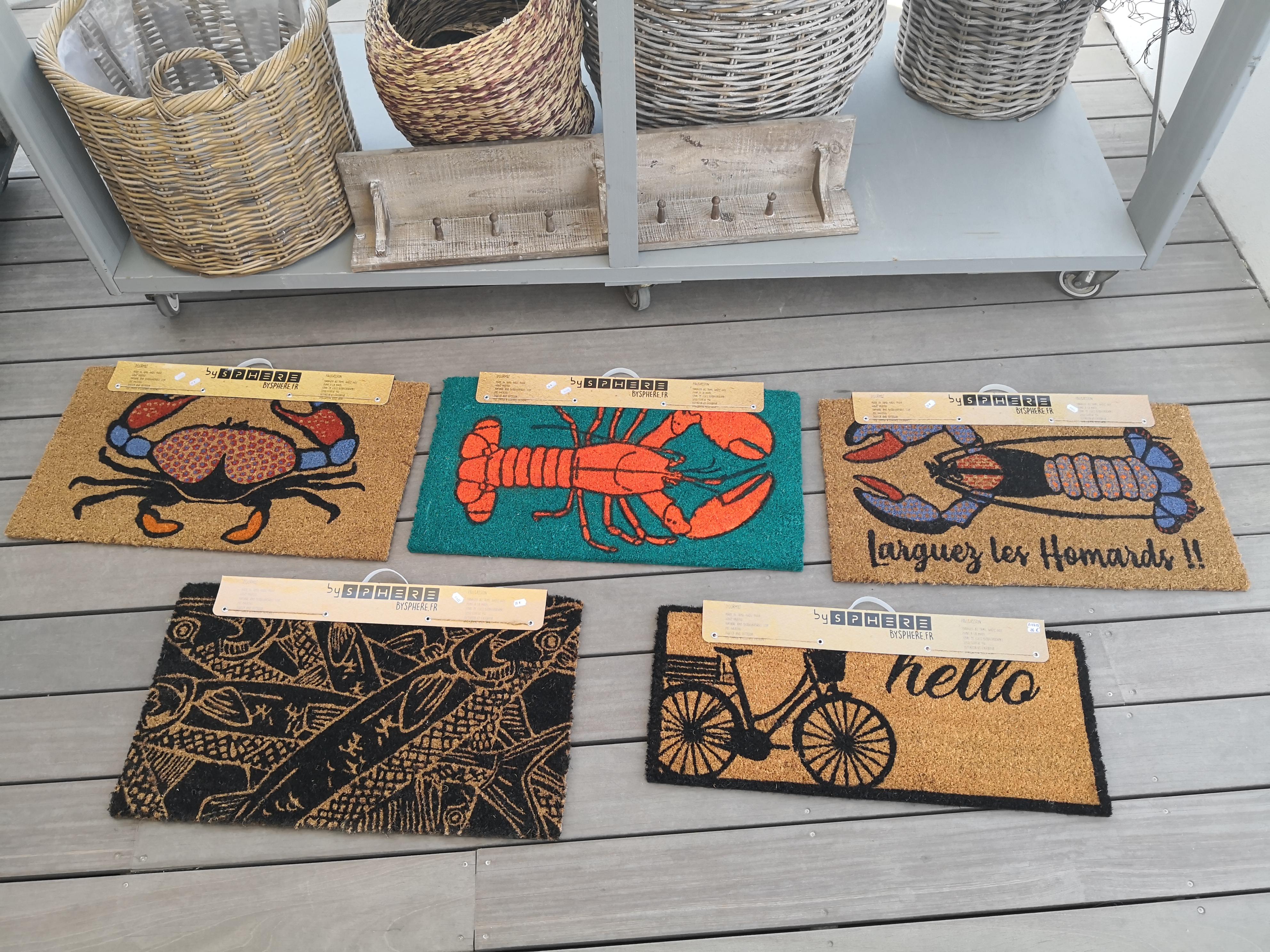 Paillassons, tapis