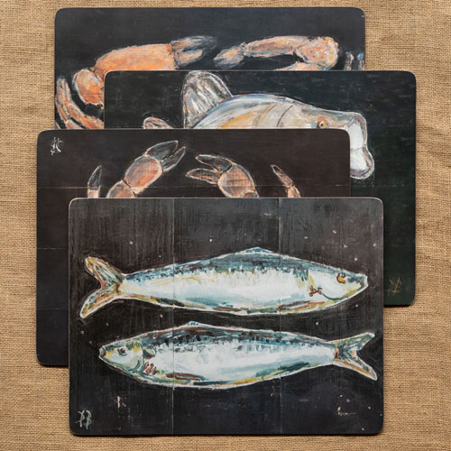Set de 4 sets de table mer froide Belin (r17340)